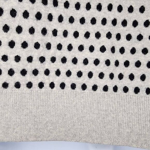 J. Crew Women's Sweater, Lightweight Polka Dot Round Crewneck Sweater, Sz M - Picture 7 of 8